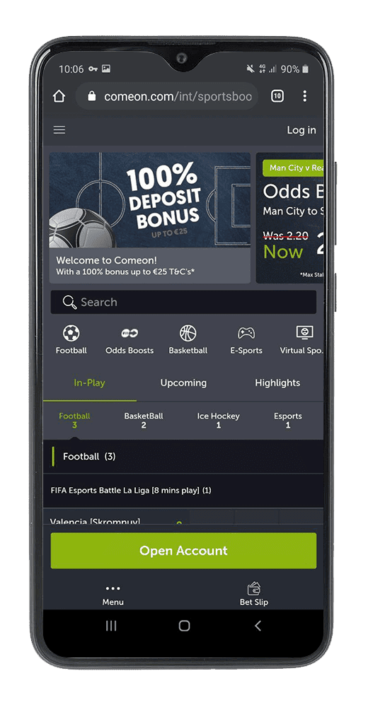Comeon Casino Download Mobiele App
